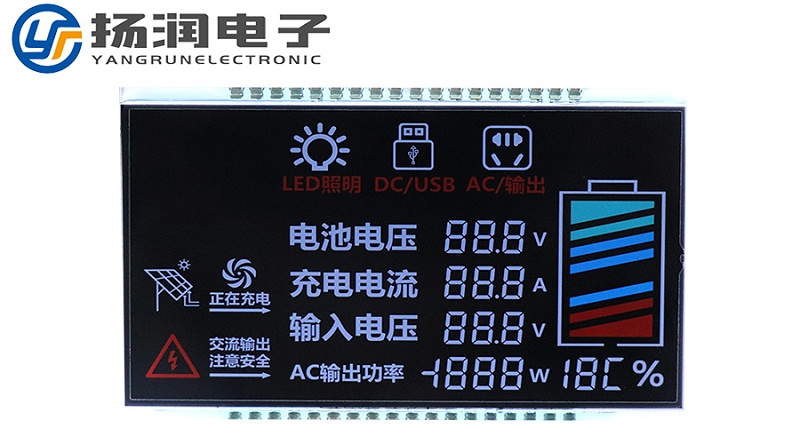 VA型彩色段码屏