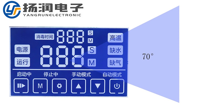 消毒柜LCD液晶屏的显示原理