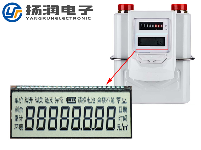 燃气表液晶屏